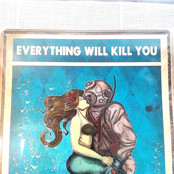 Mermaid Metal Sign - Large 18 x 12 Art - Have Fun - Picture 7 of 7